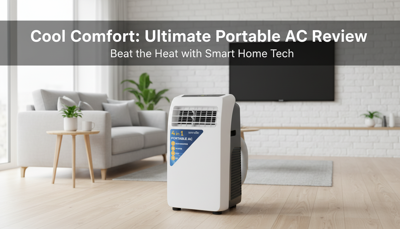 10,000 BTU Portable AC: Cool, Dehumidify & Heat