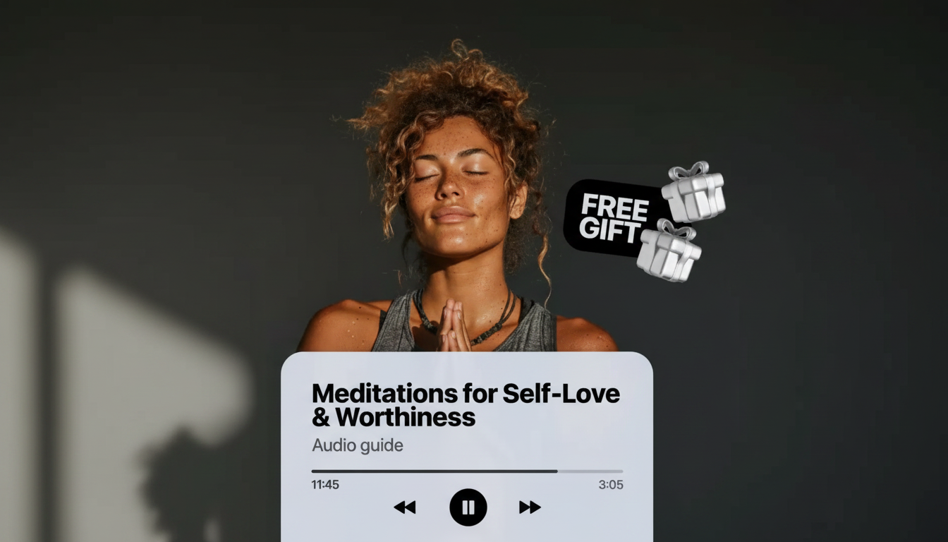 Self-Love & Worthiness Audio Meditations for Calm Confidence