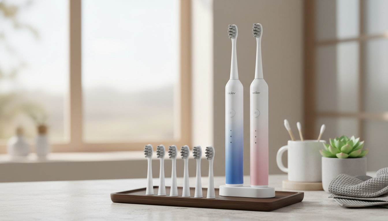 Smart Sonic Toothbrush: 6 Modes, 8 Heads, Better Habits
