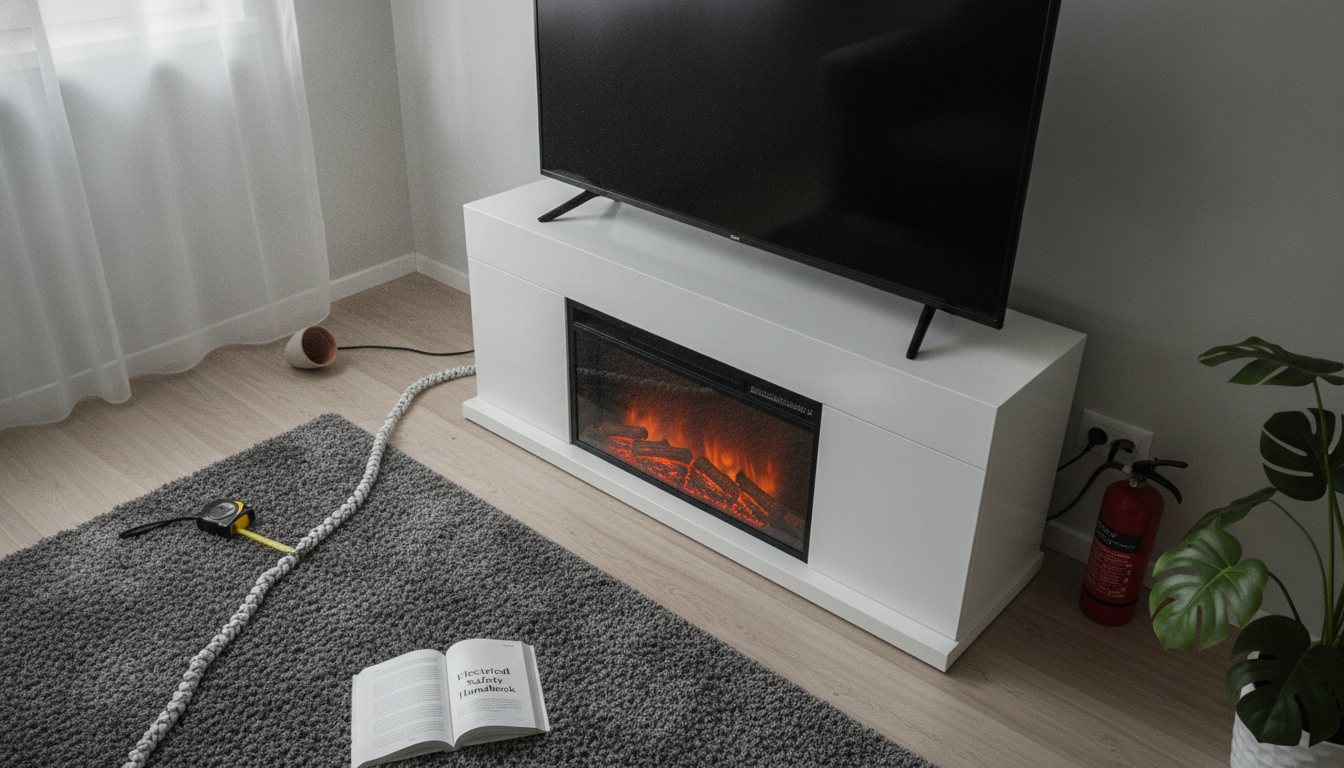 TV on an Electric Fireplace Mantel: Safety Checklist