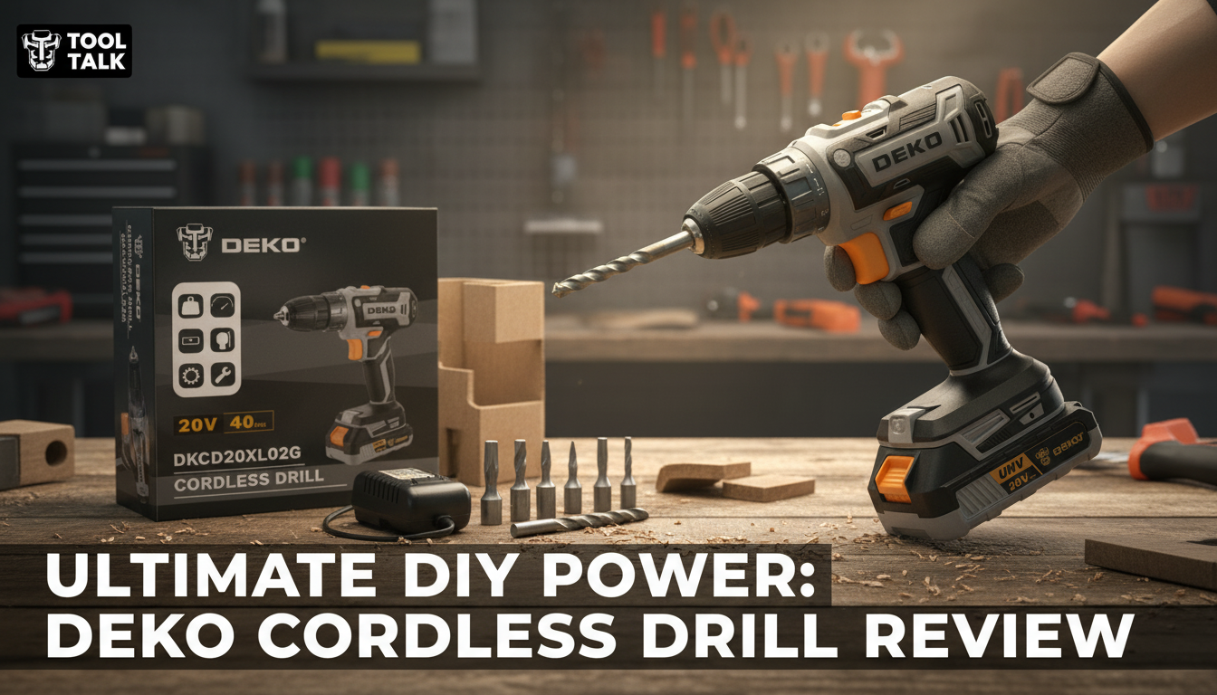 20V Cordless Drill Kit: Battery + Charger for Home Fixes