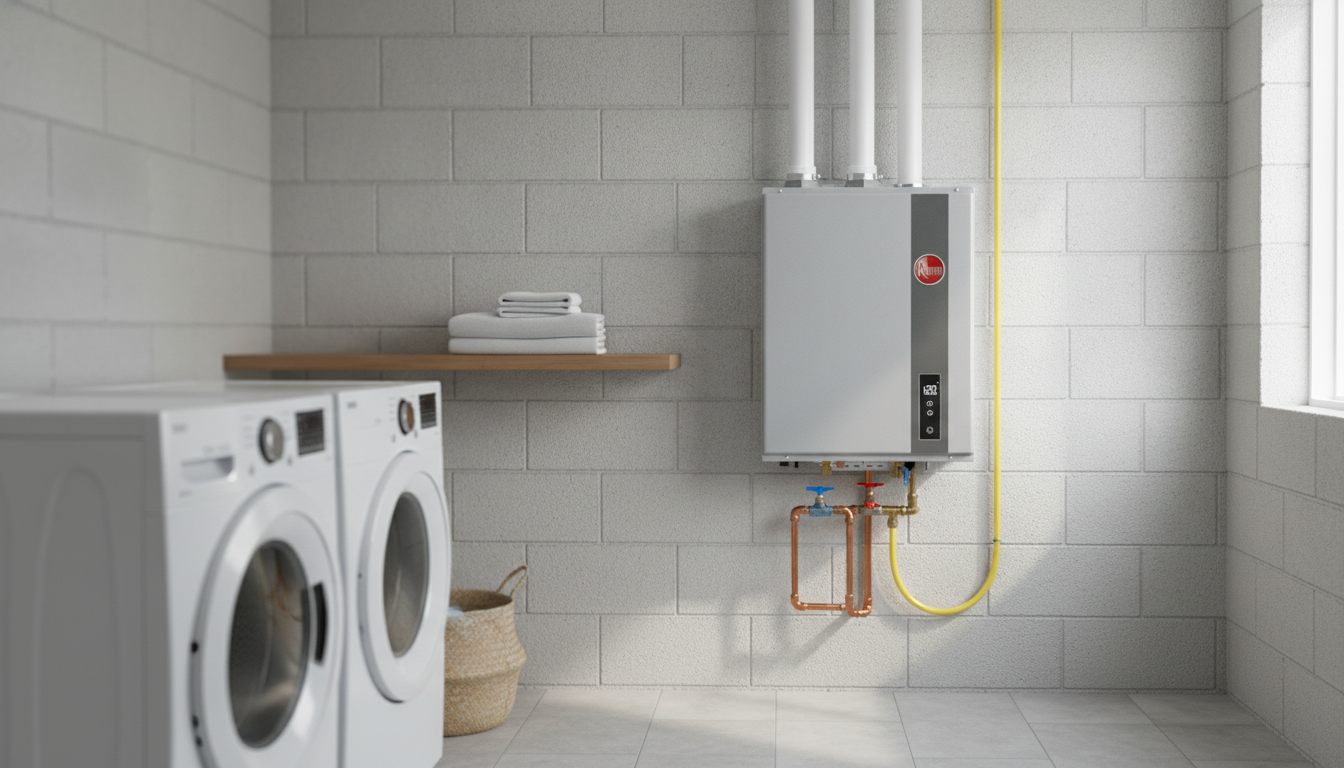 9 GPM 180,000 BTU Indoor LP Tankless Heater Guide