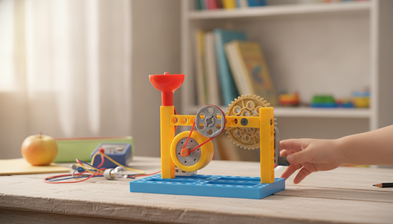 Hand-Crank Generator STEM Toy: Power & Circuits for Kids