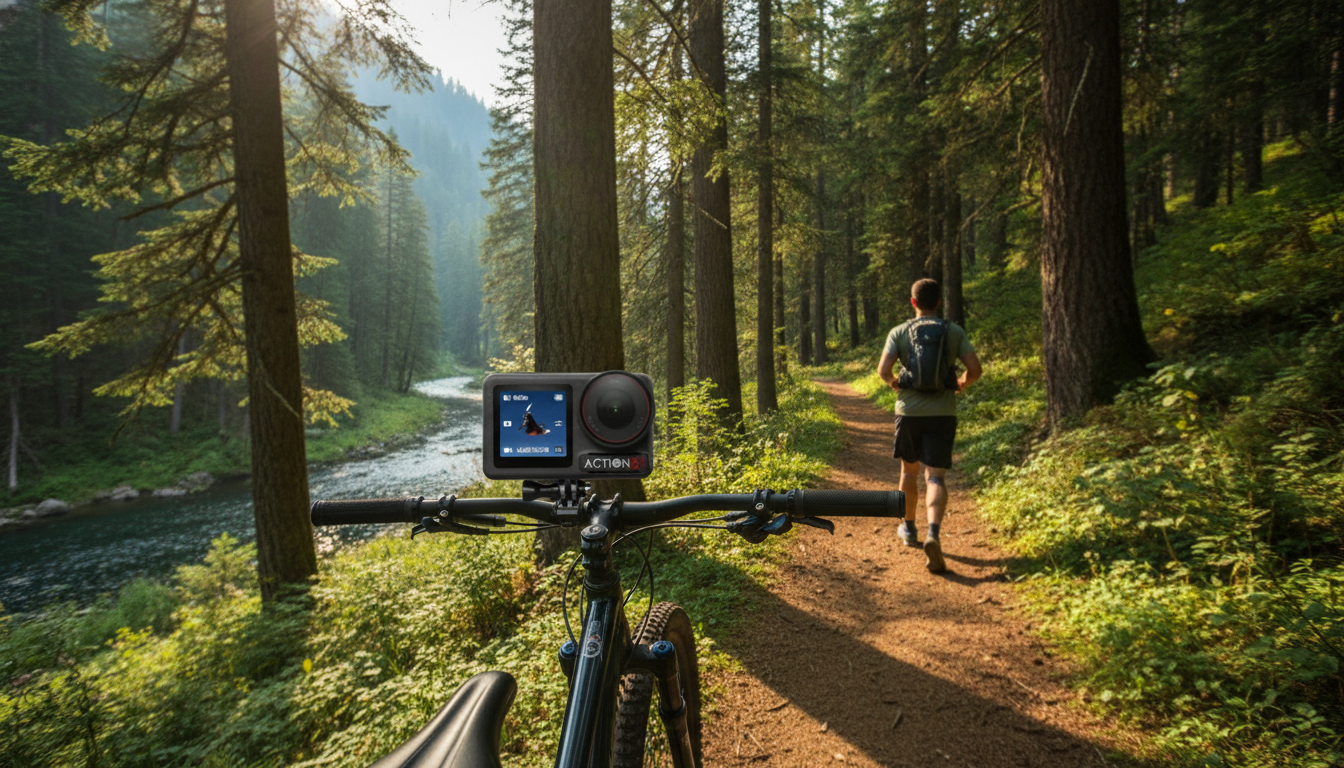 Trail-Proof Action Footage: 1/1.3" Sensor + 360° Stabilization