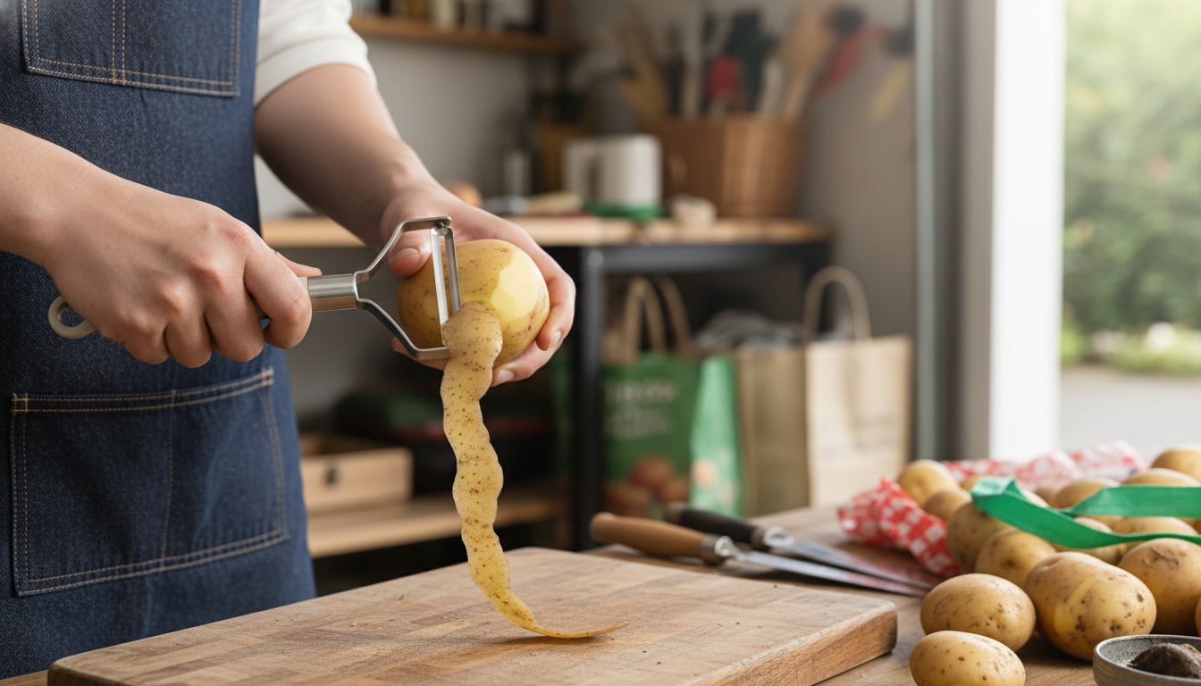 Sharp Peeler Safety: Stop Finger Cuts While Peeling