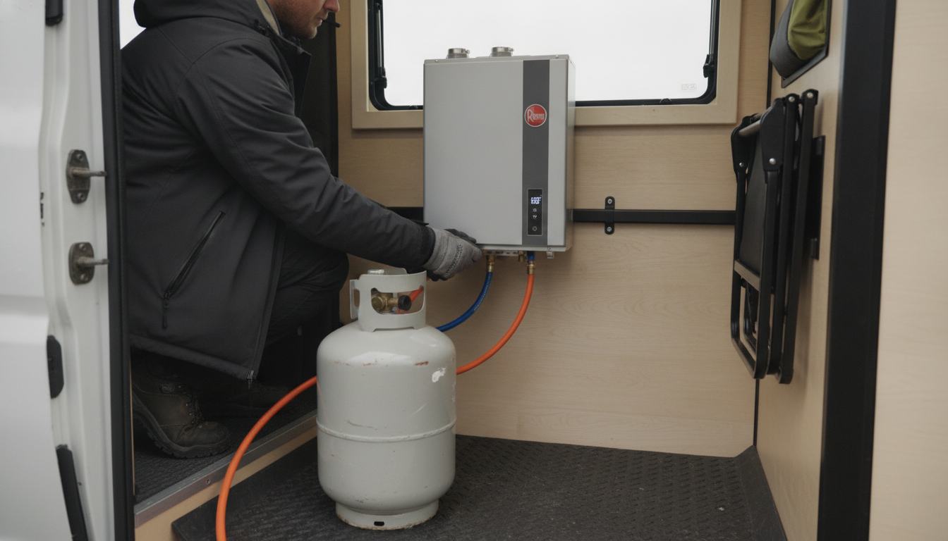20lb Propane Tank Runtime for Tankless Water Heaters