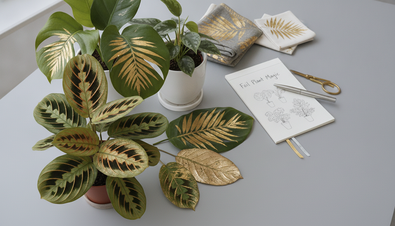 Foil Plant Meaning: Metallic-Look Leaves & Foil Prints