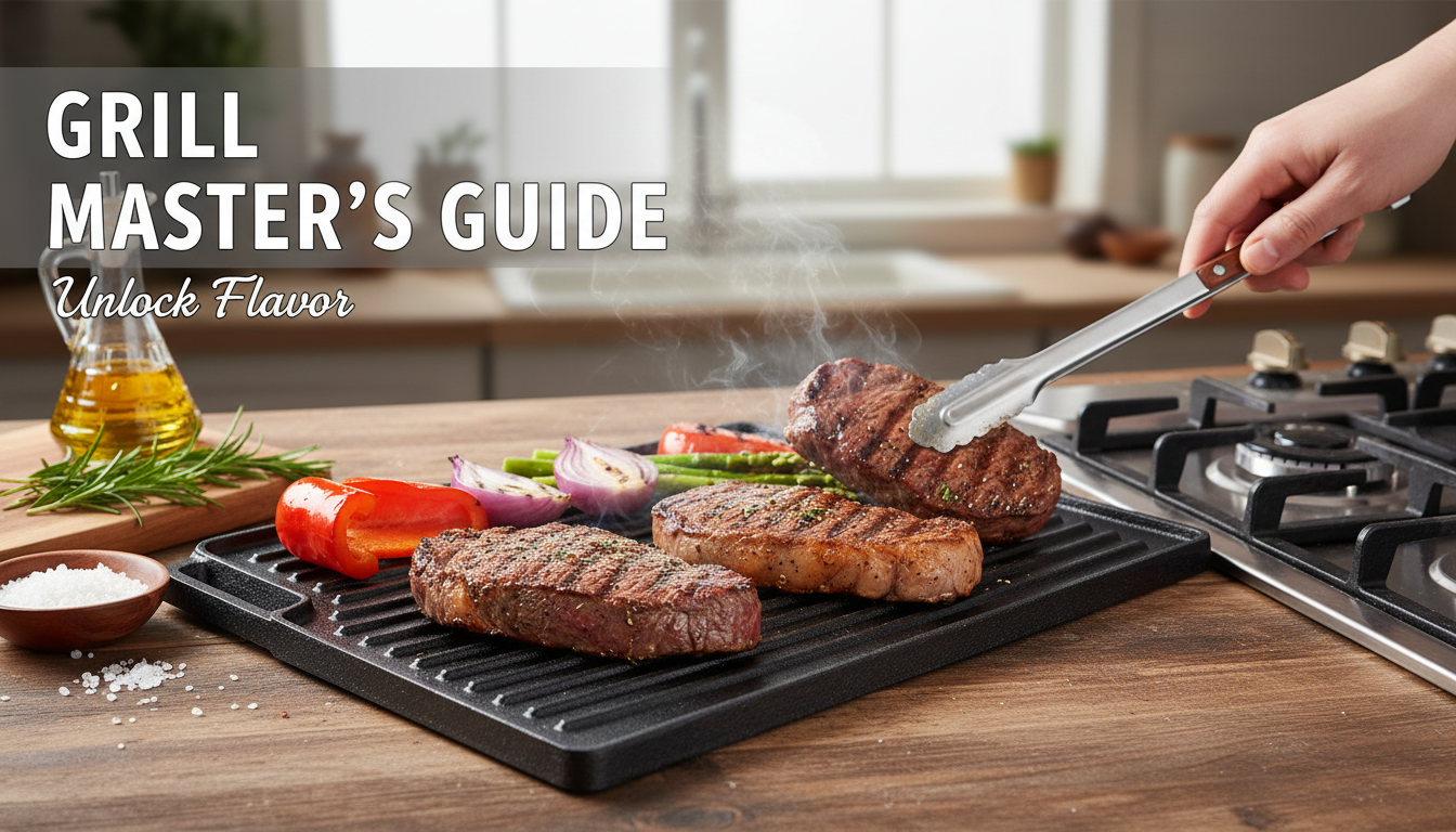 Flat vs Ridged Side: Reversible Cast Iron Griddle Guide