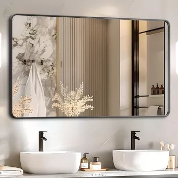 48×30 Bathroom Mirror: Horizontal vs Vertical Hang